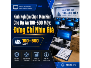 Kinh Nghiệm Chọn Màn Hình Cho Dự Án 100–500 Máy: Đừng Chỉ Nhìn Giá