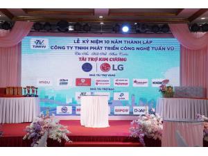 VINAGO – NHÀ TÀI TRỢ VÀNG KỶ NIỆM 10 NĂM THÀNH LẬP CÔNG TY TNHH PHÁT TRIỂN CÔNG NGHỆ TUẤN VŨ