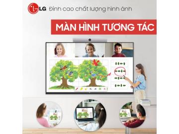 Màn hình tương tác LG cảm ứng đa điểm nhanh nhạy chính xác