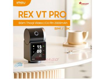 Camera Gọi Video 2 Chiều IMOU REX VT Pro 5M/3K Đàm Thoại Video, Có Pin 2000maH - IPC-S2VBP-5M0WR