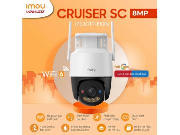 Imou Cruiser SC 8MP - IPC-K7FP-8V0N - Ghi hình chuẩn 4K, Rõ từng khung hình.