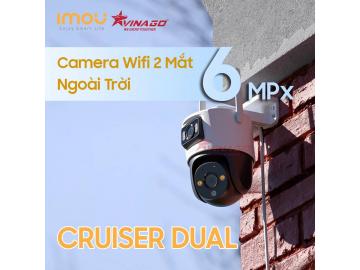 Camera 2 Mắt Ngoài Trời iMOU Cruiser Dual 6MP IPC-S7XP-6M0WED