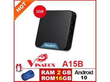 VINABOX A15B RAM 2G ROM 16G PHIÊN BẢN 2021 SỬ DỤNG GIAO DIỆN ATV HỆ ĐIỀU HÀNH ANDROID 10