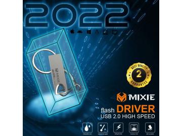 USB 2.0 MIXIE C2 Dung Lượng 128Gb - Kim Loại, Có Dây Đeo, Thời Trang, BH 2 Năm.