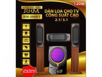 Loa 3.1 RHM RM-298BT CÔNG SUẤT 120W, KẾT NỐI CỔNG QUANG, BỘ LOA CHUYÊN DÙNG CHO SMART TV