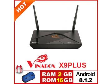 VINABOX X9 PLUS - S905, RAM 2G, ROM 16G HỖ TRỢ GIỌNG NÓI