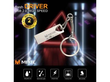 USB 2.0 MIXIE C2 Dung Lượng 16Gb - Kim Loại, Có Dây Đeo, Thời Trang, BH 2 Năm.