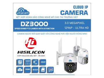 Camera PTZ VITACAM DZ3000 - 3.0Mpx độ phân giải 1296P Ultra HD siêu nét
