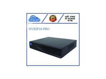 Đầu ghi hình Vitacam Ip PRO ST 5MPX playback H265 18 kênh – NVRIP18-PRO