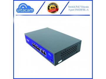 Bộ Switch PoE Vitacam 4+2 port 10/100Mbps chính hãng !!