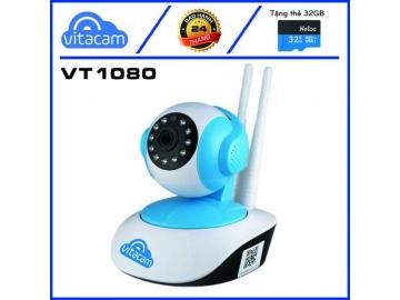 Vitacam VT1080 - Camera Ip Wifi 1080P - 2.0Mpx Full HD - Xoay 355 độ, đàm thoại 2 chiều