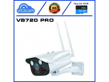 VITACAM VB720 PRO | CAMERA WIFI CHUẨN NÉN VIDEO H.265X - ĐÈN QUAN SÁT MÀU NGÀY ĐÊM