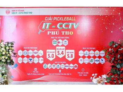 VINAGO ĐÃ CÓ MẶT TẠI SỰ KIỆN GIẢI PICKEBALL IT-CCTV PHÚ THỌ