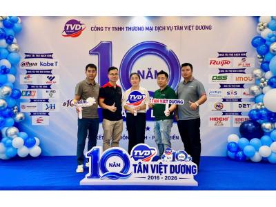 VINAGO – NHÀ TÀI TRỢ VÀNG KỶ NIỆM 10 NĂM THÀNH LẬP TÂN VIỆT DƯƠNG