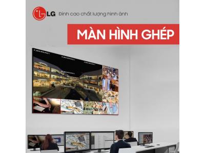 Màn hình ghép LG FHD 700 nit 55'' có đường viền đều nhau 0,44mm