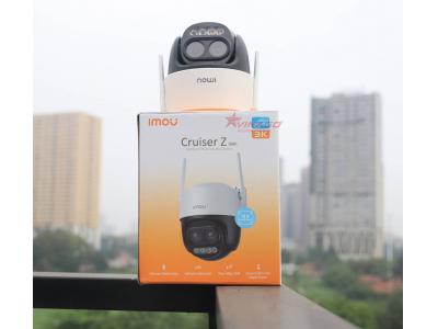 Camera Ngoài Trời Cruiser Z iMOU 3K 5MP Ống kính kép, Zoom xa tới 12X (IPC-S7DP-5M0WEZ)