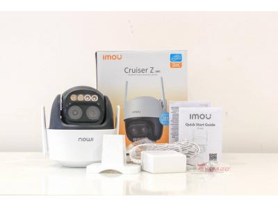 Camera Ngoài Trời Cruiser Z iMOU 3K 5MP Ống kính kép, Zoom xa tới 12X (IPC-S7DP-5M0WEZ)