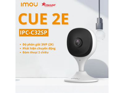 Imou Cue 2E - IPC-C32SP - Camera trong nhà siêu nhỏ gọn, góc nhìn cực rộng.