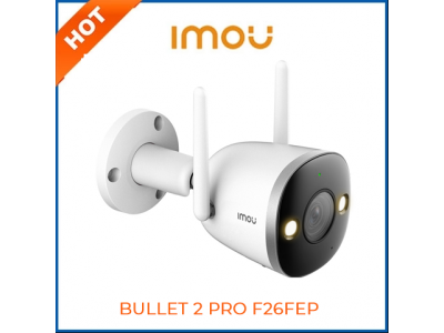 CAMERA WIFI IMOU BULLET 2 PRO IPC- F26FEP 2MP GHI HÌNH MÀU BAN ĐÊM - - Mới nhất 2022