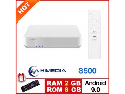 HIMEDIA S500 - ANDROID TV CHÍNH CHỦ GOOGLE 9.0, RAM 2G, CÓ CỔNG QUANG. ANDROID TV BOX SIÊU PHẨM 2021