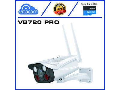 VITACAM VB720 PRO | CAMERA WIFI CHUẨN NÉN VIDEO H.265X - ĐÈN QUAN SÁT MÀU NGÀY ĐÊM
