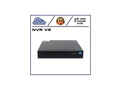 ĐẦU GHI VITACAM NVR V8 KHÔNG DÂY KIỂU DÁNG MỚI, GỌN GÀNG, SANG TRỌNG – KẾT NỐI 8 KÊNH