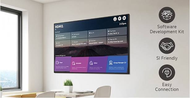 LG 49UM5N-H có nền tảng webOS hiệu suất cao